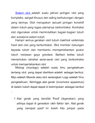 Jaringan.otot dibagi menjadi 3 yaitu : Doc Sistem Otot Adalah Suatu Jalinan Jaringan Otot Yang Kompleks Yusti Maharany Academia Edu