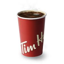 Cookies & cream chocolate bar. Menu Tim Hortons