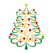 Horse Christmas Tree Cuttable Design