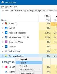 Fix Taskbar Not Working In Windows 10