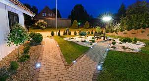 Add Charisma To Your Indoor And Outdoor Space With Led Flood Light Outdoor Landscape Lighting Landscape Lighting Design Large Backyard Landscaping