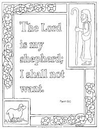 This Free Psalm 23 1 Printable Coloring Page Is Not Just For Kids But Adults Like T Sunday School Coloring Pages Bible Coloring Pages Bible Verse Coloring Page