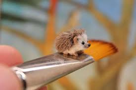 Dollhouse Miniature Realistic Hedgehog Kid In 1 12th Ooak Etsy Unique Animals Miniatures Dollhouse Miniatures