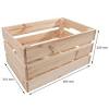 Use this natural wooden crate as the perfect functional decoration for your home! 1