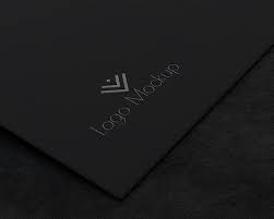 Pressed Logo Mockup Logo Mockup Mockup Business Card Texture