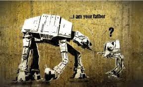 I Am Your Father Star Wars Art Banksy Art Star Wars Wallpaper