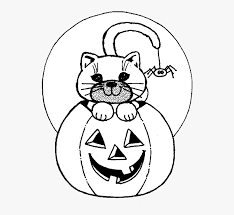 Cute halloween costume coloring page. Printable Halloween Cat Coloring Pages Hd Png Download Transparent Png Image Pngitem
