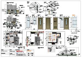 Gambar kerja 001 denah rumah lantai 1 kursus privat autocad via kursusprivatautocad.com. Gambar Kerja Rumah 2 Lantai Pdf Tt Rumah