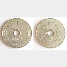 25 Ore 1973 1974 1975 1976 1977 1978 Vintage Coin From Denmark Coins Coin Shop Denmark