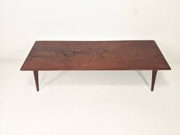 Use left/right arrows to navigate the slideshow or swipe left/right if using a mobile device Mid Century Modern Solid Wood Long Low Rectangular Coffee Table Epoch