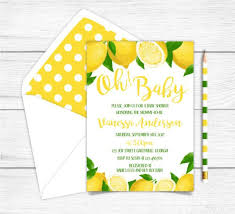 Printable Girl Baby Shower Invitation Baby Shower Yellow Baby Shower Baby Shower Invitations