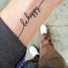Be Happy Temporary Tattoo By Tattly 5 Happiness Tattoo Tattoos Short Quote Tattoos