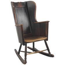 Of Unusual Made Do Form Solid Sycamore Ash And Pine With Historic Painted Surface English C1800 Rocking Chair Antique Rocking Chairs Primitive Furniture