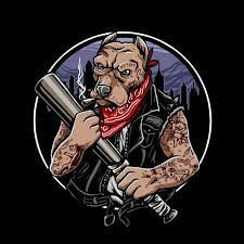 Doberman Dog Gangster Pitbull Drawing Pitbull Art Doberman Dogs