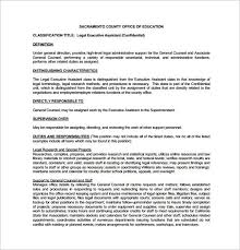 General duties of a legal assistant in probate and estate planning value assets (date of death and alternate valuation date) collect information and/or assets for preparation of inventory and tax returns order public records including birth, death, and marriage certificates Legal Assistant Job Description Template 11 Free Word Pdf Format Download Free Premium Templates