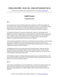 Ţinând cont de necesitatea remedierii cât mai urgente a blocajului existent la. Pdf Noul Cod Rutier Oug 195 2002 Actualizat Bisboaca Remus Academia Edu