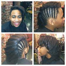 Natural Hair Flat Ironed Mohawk Natural Hair Styles Curly Hair African American Hair Styles