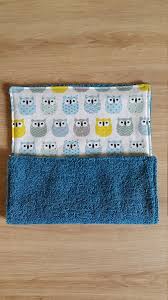 Serviette De Table Enfant Hibou Theme Animaux Couleur Bleu Owl Fabric Owl Pet Animal Theme