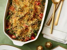 Green Bean And Tomato Casserole Recipe Food Network Recipes Thanksgiving Recipes Side Dishes Green Beans