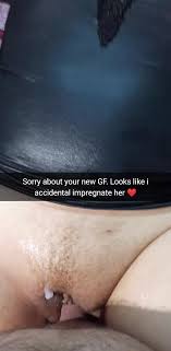 Ooops Sorry Mate - I Cumming Inside Your New Girlfriend in a Ovulation Day  - Snap Cuckold Captions - Milky Mari
