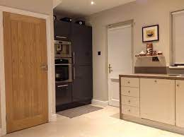 Used Colortrends Patience Colour On Walls And Kitchen Units Tall Cabinet Storage Kitchen Units Storage Cabinet