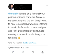 Matt walsh, a host for conservative ben shapiro's news outlet the daily wire, revealed in a tweet on friday that he had launched a gofundme campaign to aid the congresswoman's relative. Tom Morello Responds To Angry Fans Who Suddenly Realize That Rage Against The Machine S Music Is Political What Music Of Mine Didn T Contain Political Bs Open Culture