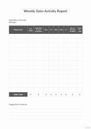 Solve all your pdf problems. Weekly Sales Report Template Best Of Templates In Word Free Ppt Pdf Regarding Sales Activity Report Sales Report Template Report Template Budget Template Free