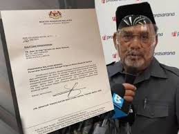 Astro channel 502, unifi tv channel 631, mytv channel 121 iflix; Perkhidmatan Tajuddin Sebagai Pengerusi Prasarana Ditamatkan