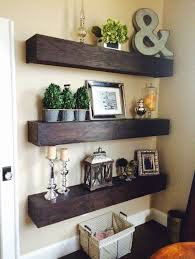 Dining Room Wall Shelves Lovely Floating Shelves Made From Oak Plywood Kona Stain Used Shelf Decor Living Room Decor Dining Room Shelves