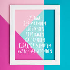 Verjaardagen In Maanden Weken Dagen Uren Minuten Vriendenboeken Nl