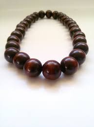 Men S Large Wood Bead Necklace Mens Dark Brown By Absynia On Etsy 25 00 Men Necklace Wood Bead Necklace Wood Beads