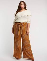 Black And Yellow Striped Palazzo Pants Pin On Curvy Girls