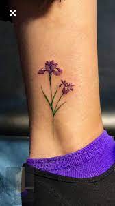 Tatouagesdepoignets Purple Tattoos Iris Flower Tattoo Iris Tattoo