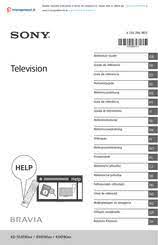 Selectarea optiunii generale activ (da) pentru acest scop implica. Sony Bravia Kd 55xf80 Serie Referenz Anleitung Pdf Herunterladen Manualslib