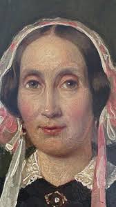 Antique Portrait Painting of A Dutch Lady