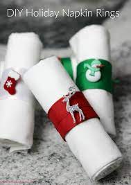 Diy Holiday Napkin Rings Tutorial Holiday Napkin Rings Diy Napkin Rings Christmas Napkin Rings