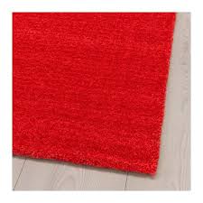 Langsted Red Rug Low Pile Ikea Alfombras Alfombras De Pelo Ikea