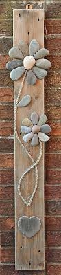 Find And Save Ideas About Outdoor Wall Decorations On Pinterest See More Ideas About Garden Wall Decorations Outd Pebble Art Outdoor Wall Decor Rock Crafts