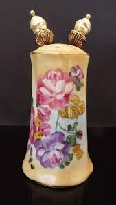Antique Victorian Hand Painted Roses Porcelain Hat Pin Holder With Hat Pins Like This Item Antique Hats Hat Pins Vintage Hat Boxes