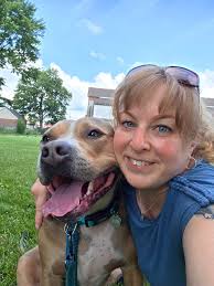 Pitbull has a good day with favorite people