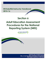 Section 6 Adult Education Assessment Procedures For The