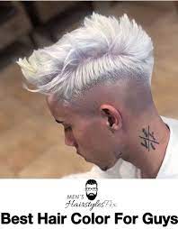 20 Best Hair Color For Guys In 2018 Men S Hairstyles White Hair Men Men Hair Color White Hair Color