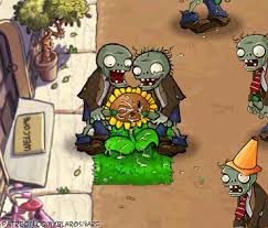 1girls accurate art style black eyes blargsnarf browncoat zombie ( pvz) bukkake conehead zombie (pvz) cum cum on face female flora fauna  flower male penis plant plants vs zombies straight