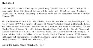 Mack Ward (1913-1995)