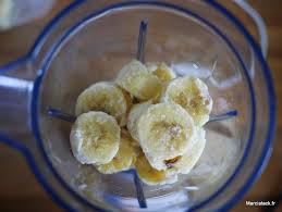 Sorbet Bananes Avec Que De La Banane Dedans Recette Sorbet Banane Alimentation Sorbet
