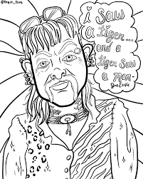 We did not find results for: Joe Exotic Tiger King Coloring Page Coloringsheet