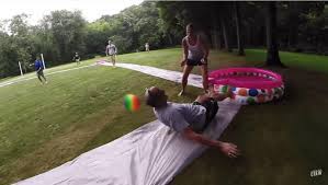 Setting it up is easy if you follow these steps. Diy Slip And Slide Kickball Tipdigest Com