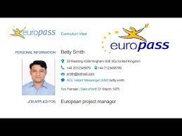 Europass cv format in word. Easy How To Create A Europass Cv Scienceroot Youtube