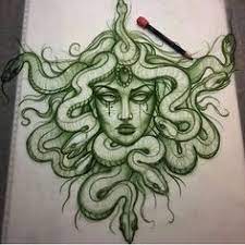 Medusa Drawing Green Medusa Tattoo Design Medusa Tattoo Medusa Drawing