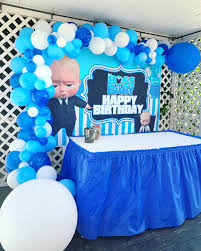Boss Baby Party Baby Birthday Party Boy Baby Party Decorations Baby Birthday Decorations